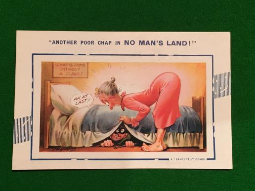 Comic postcard - ' No Man's Land ! '