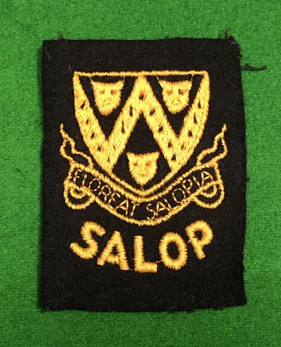 Shropshire Civil Defence Area Title.