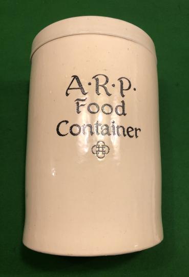 ARP Earthenware Food Container.