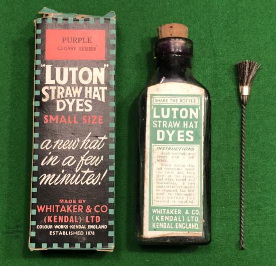 Wartime Packet - Luton Straw Hat Dyes.
