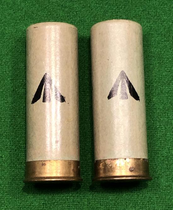 Home Guard Issue Shotgun Cartridges - Solid Ball.