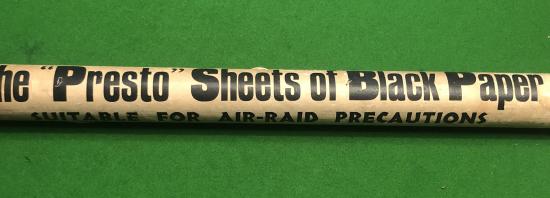 ARP Blackout Paper Roll.