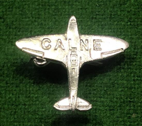 Calne Spitfire fund badge.
