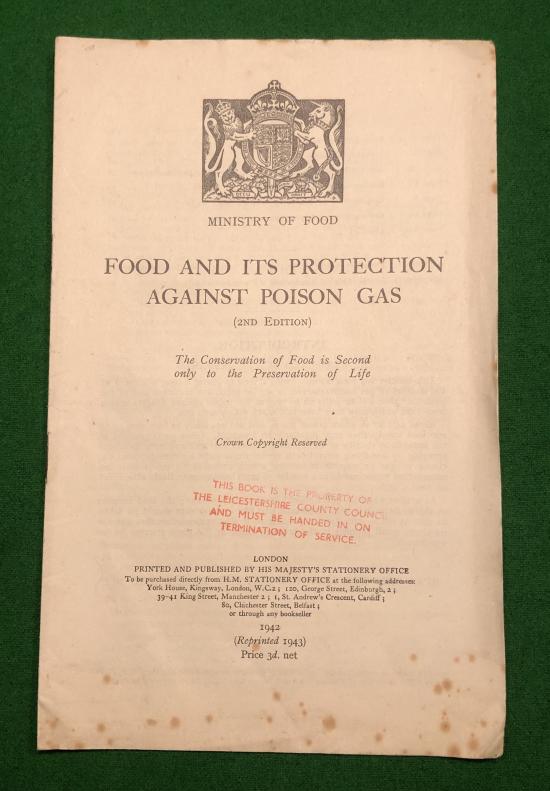 Food & It's Protection Against Poison Gas.