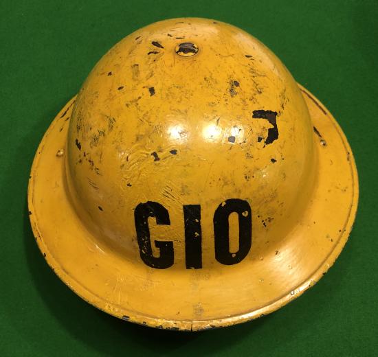 Gas Identification Officer Helmet.