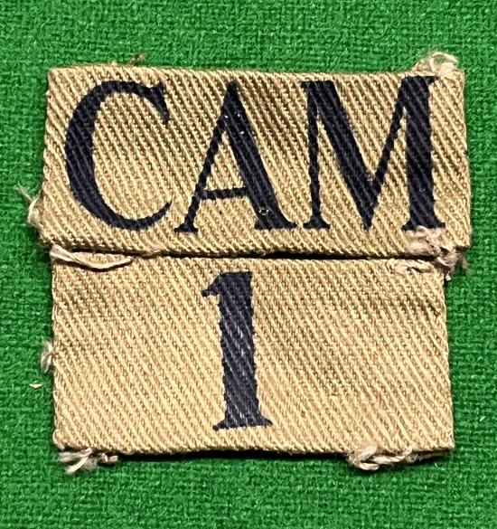 1st Cambridgeshire Home Guard Titles.