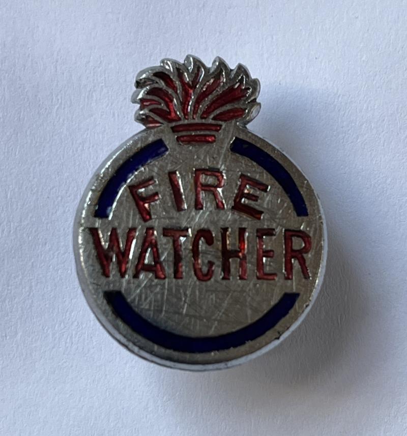Fire Watcher lapel badge.