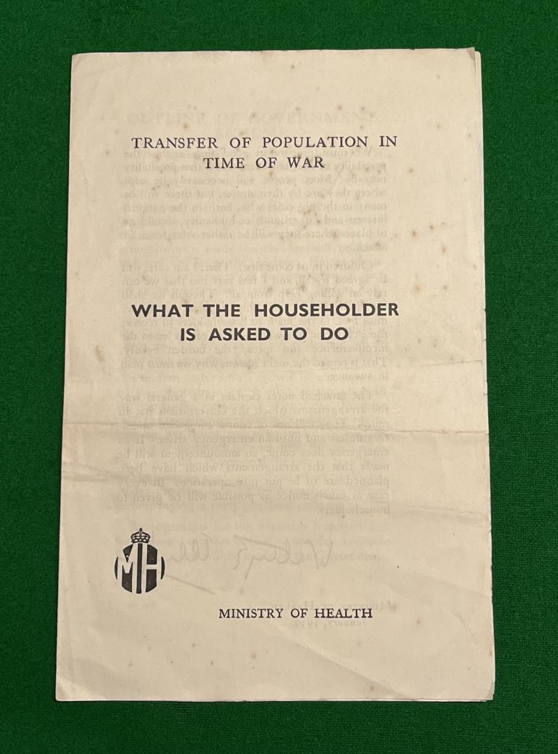 Evacuation Leaflet.