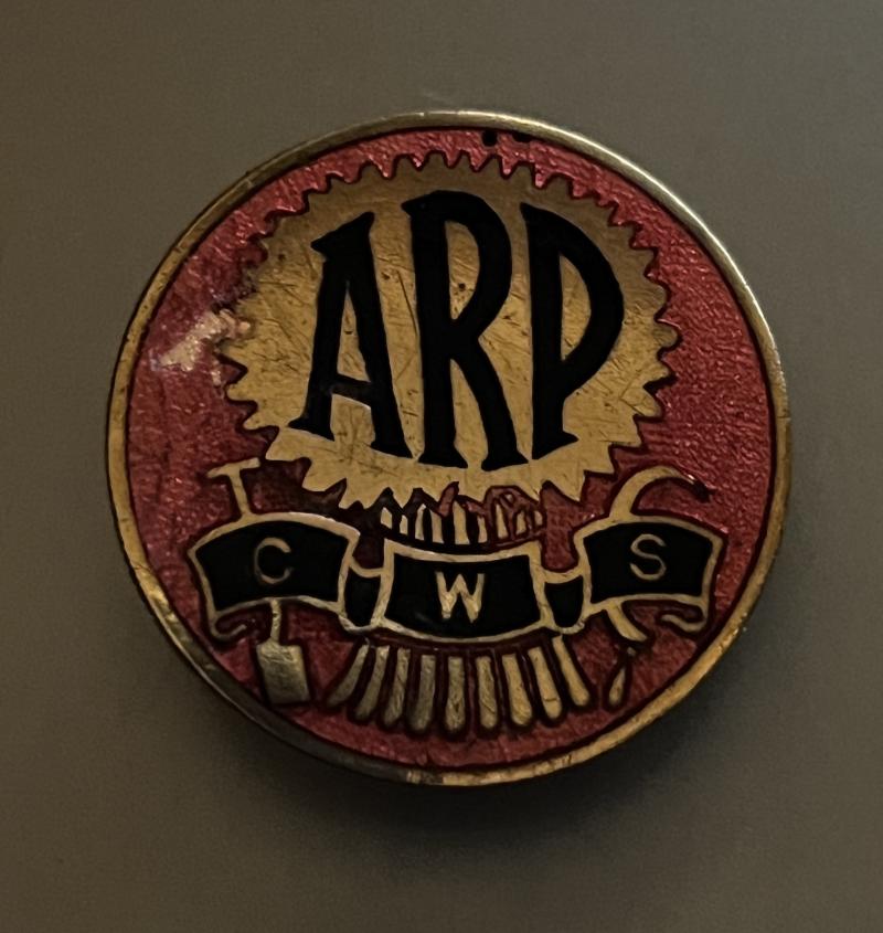 Co-Op ARP lapel badge.