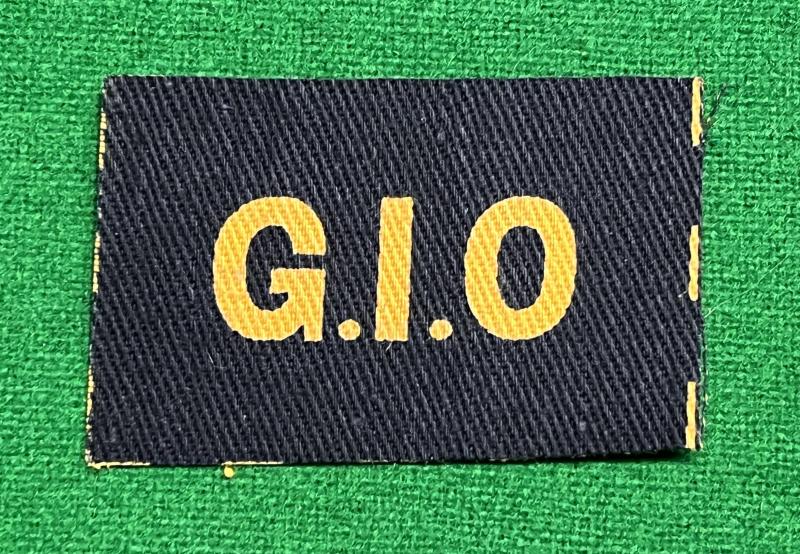Gas Identification Officer shoulder title.