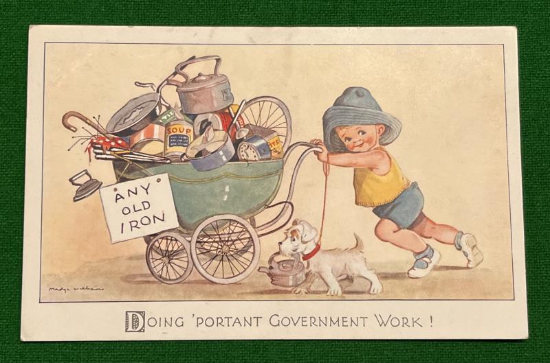 Comic Postcard - Salvage theme.