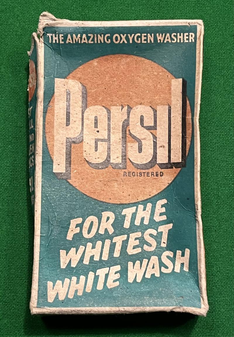 Wartime packet of Persil washing powder .