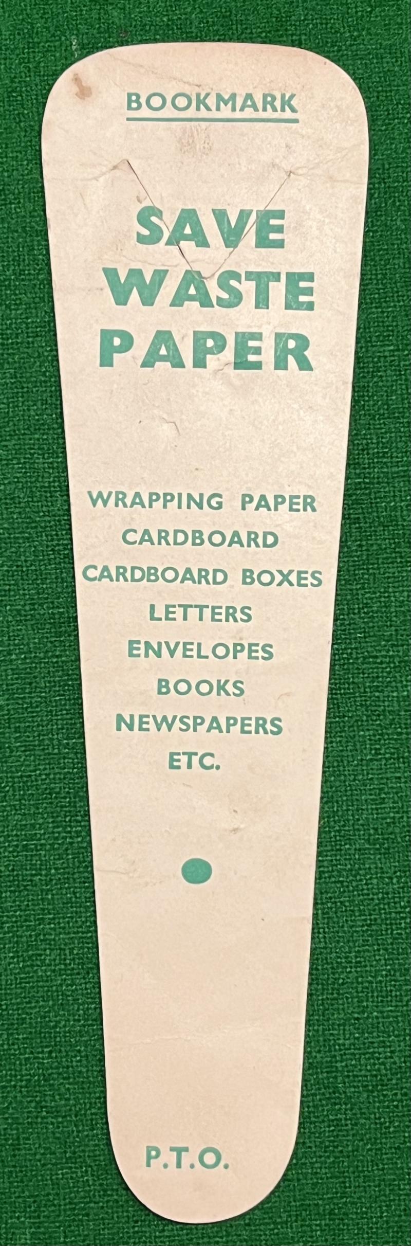 Salvage Bookmark.