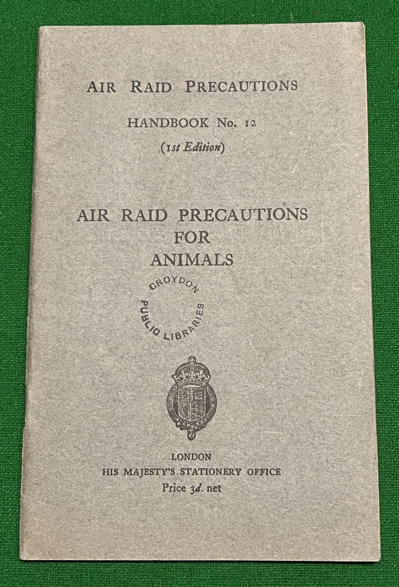 ARP Handbook No.12 Animals.