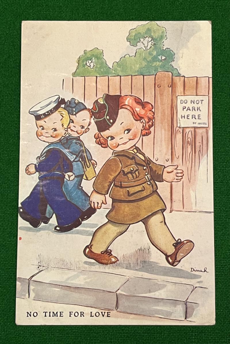 Comic Postcard - A.T.S.