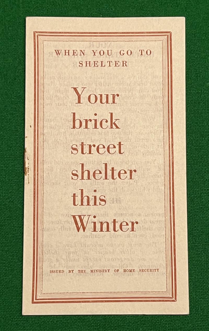 Street Shelter Leaflet.