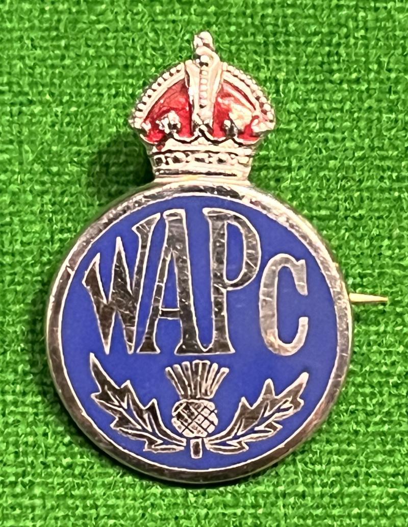 Scottish Women's Auxiliary Police Corps Badge.