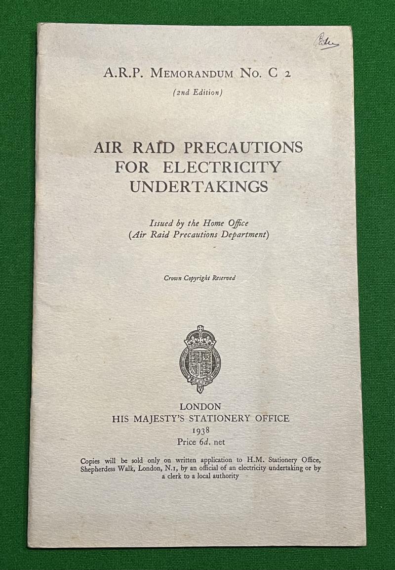 A.R.P. Memo No.C2 ARP for Electricity Undertakings.