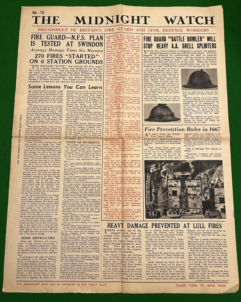 The Midnight Watch - Fire Guard Newspaper - No.15