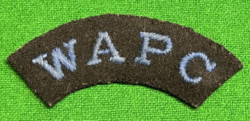 Woman's Auxiliary Police Constable Shoulder title.