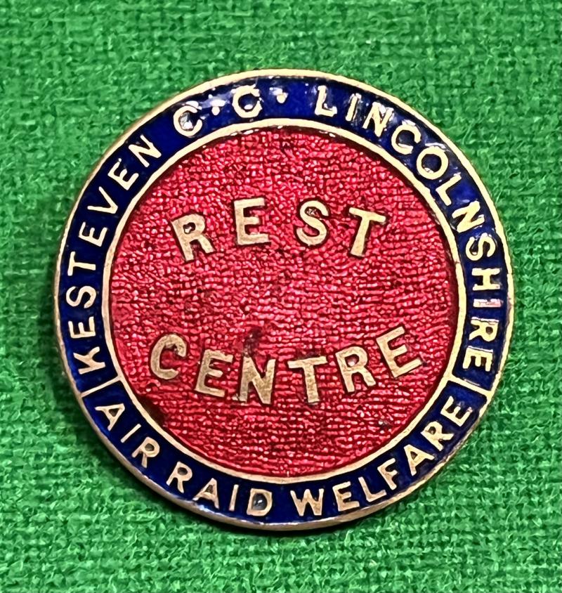 Kesteven, Lincolnshire Air Raid Welfare Rest Centre badge.