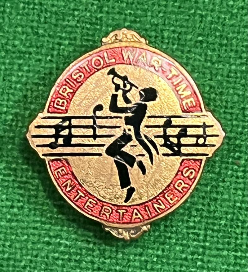Bristol War-Time Entertainers lapel badge.