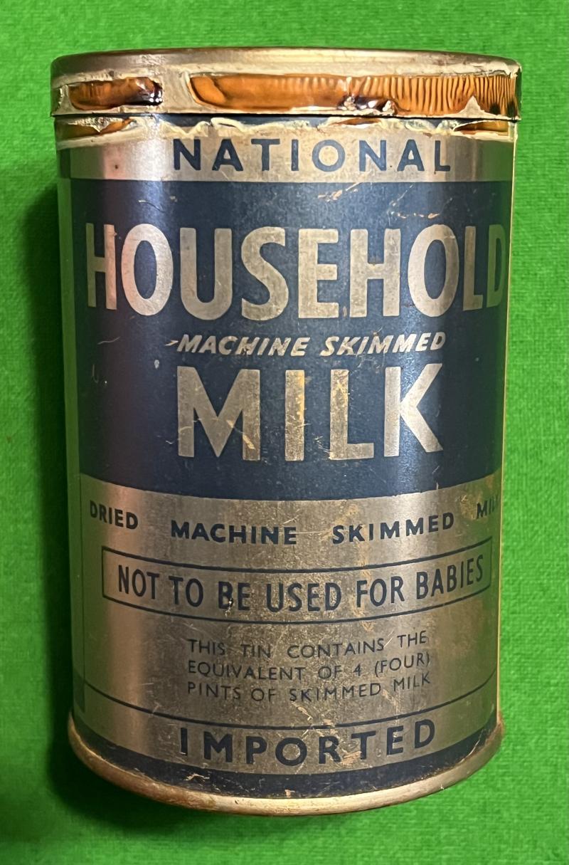 Wartime National Household Milk.