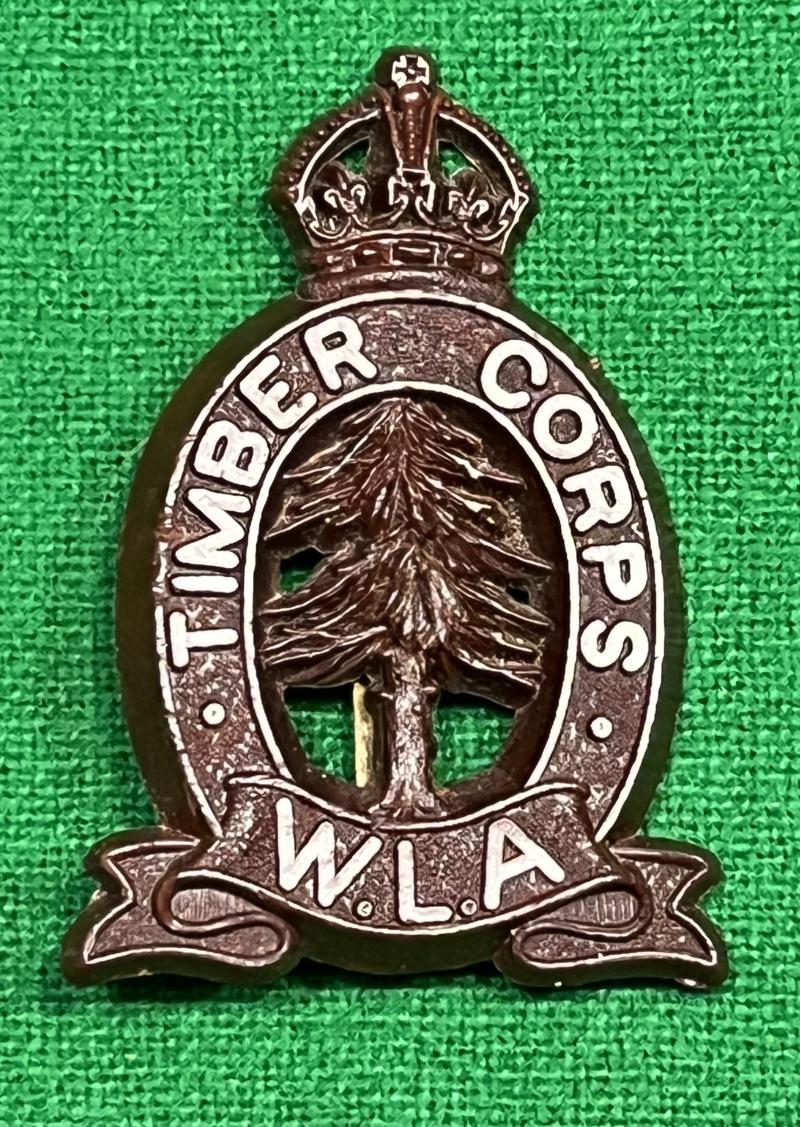 WLA Timber Corps beret badge.