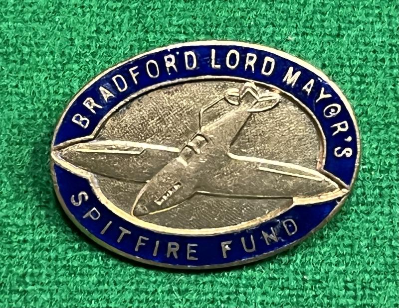 Bradford Lord Mayor's Spitfire Fund lapel badge.