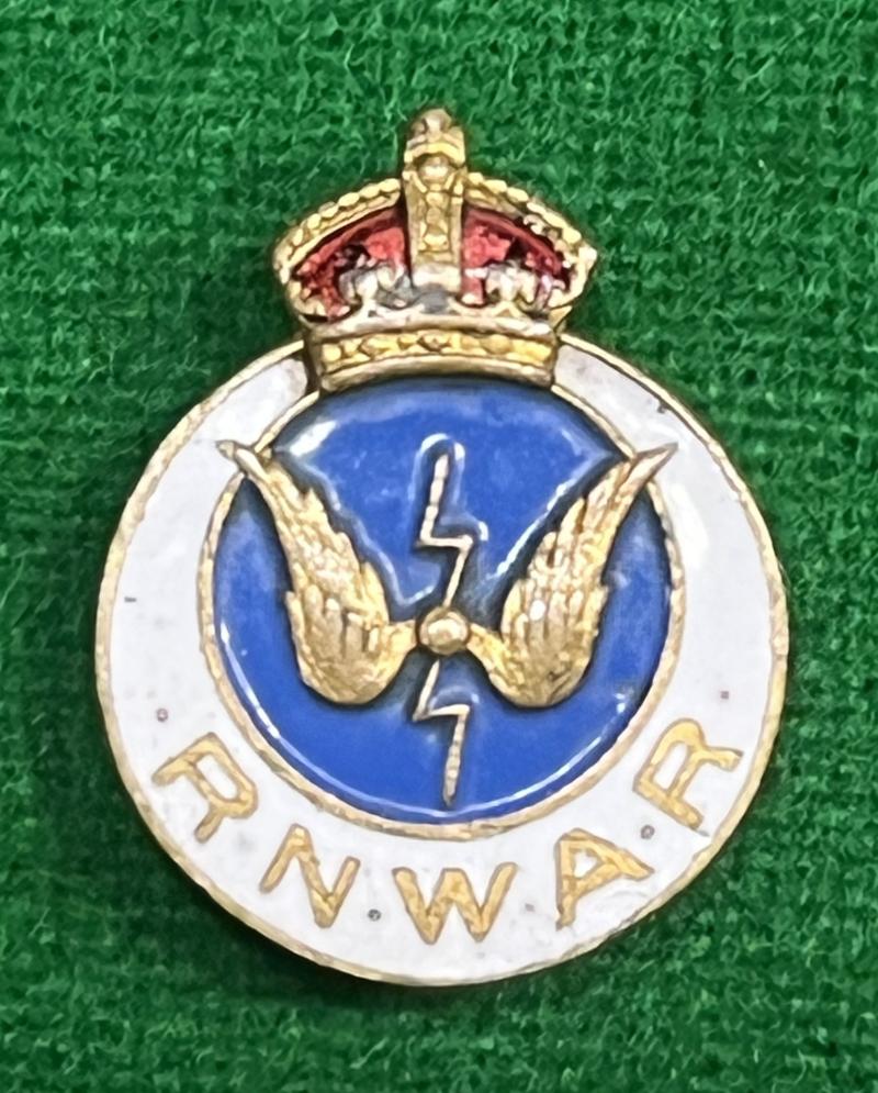 Royal Naval Volunteer Wireless Reserve Lapel Badge.