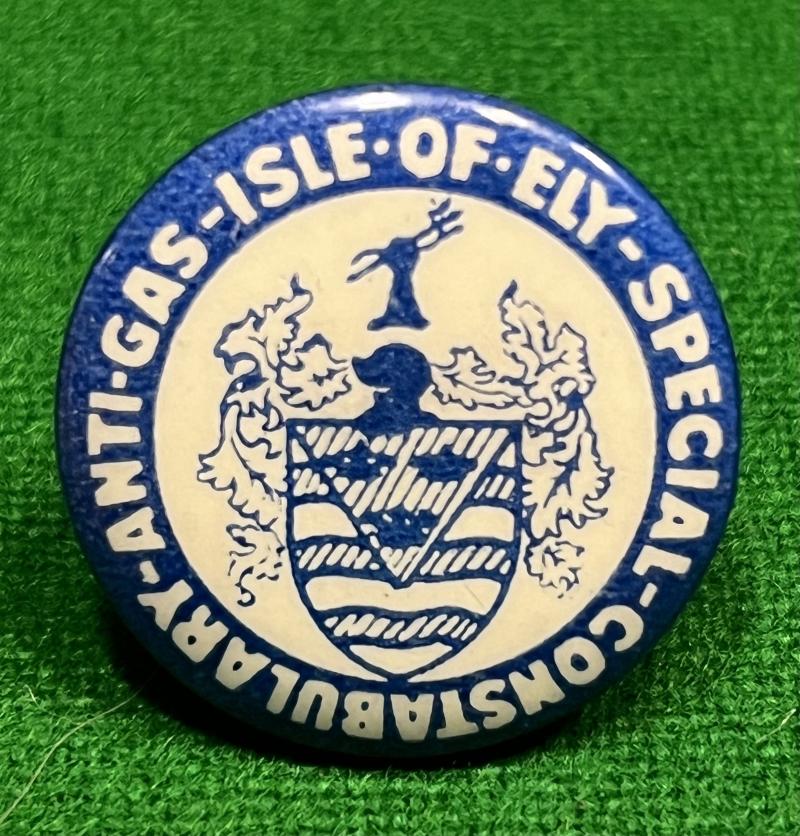Isle of Ely Special Constabulary Anti-Gas lapel badge.