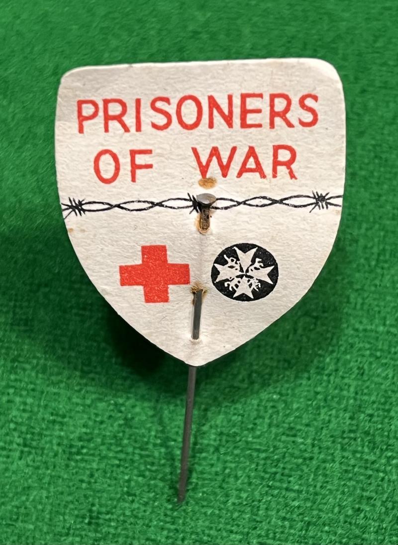 P.O.W. Flag Day emblem.
