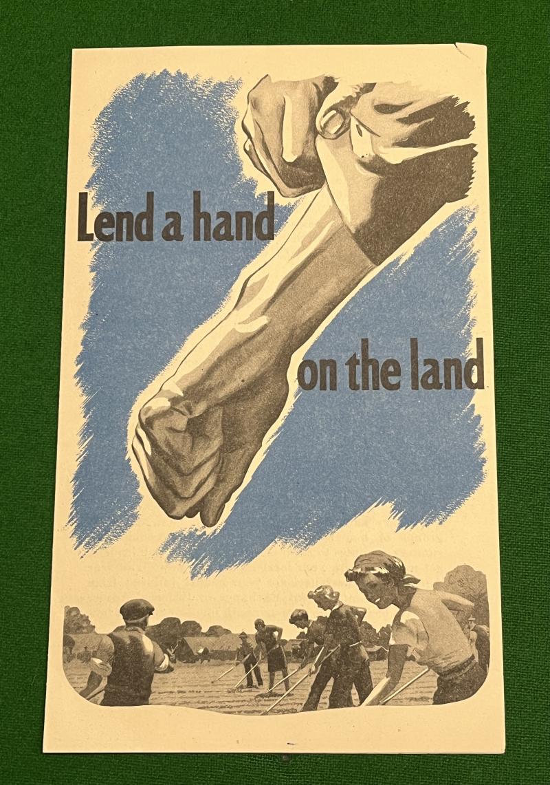 Lend a Hand on the Land leaflet.