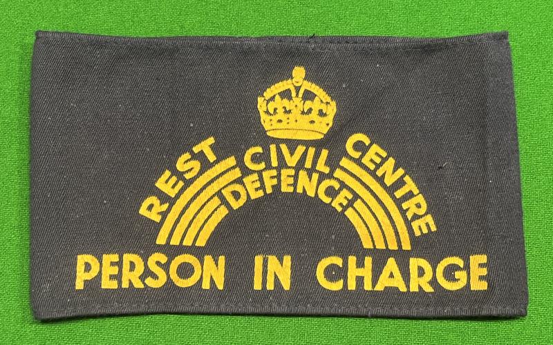 CD Rest Centre ' Person in Charge ' Armband.