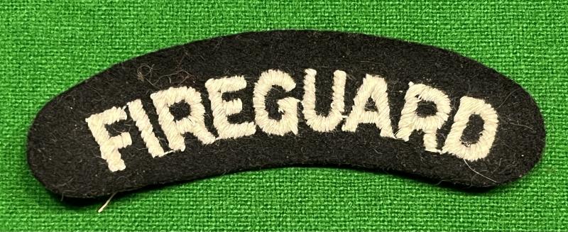 Fire Guard Shoulder Title.