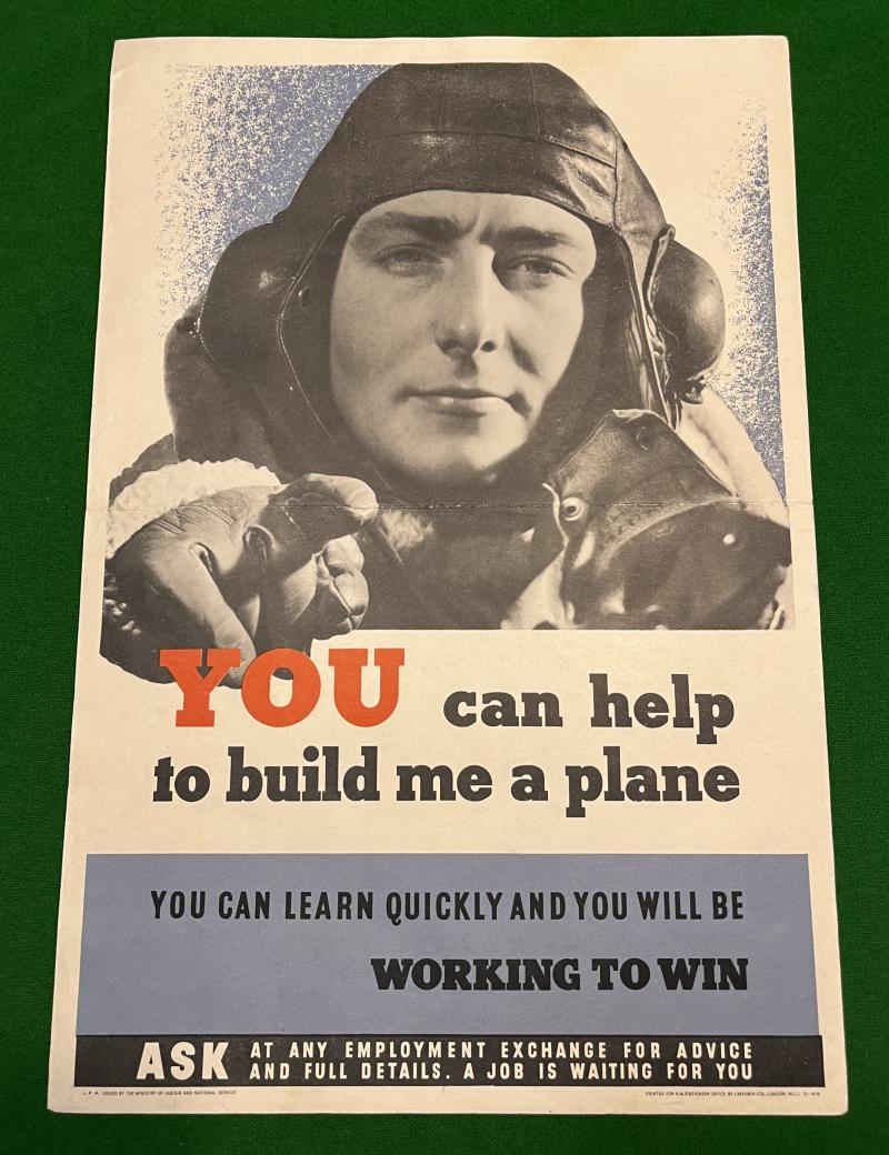 Aircraft Construction recruiting poster.