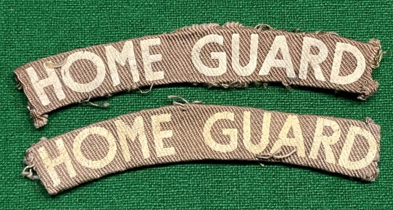 Home Guard Shoulder titles.