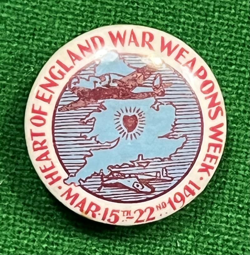 Heart of England War Weapons Week badge.