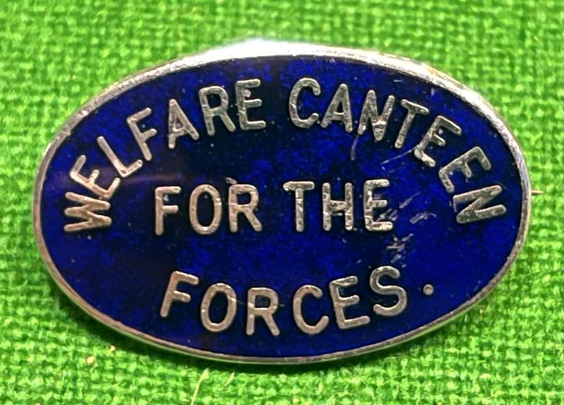 Welfare Canteen for the Forces lapel badge.
