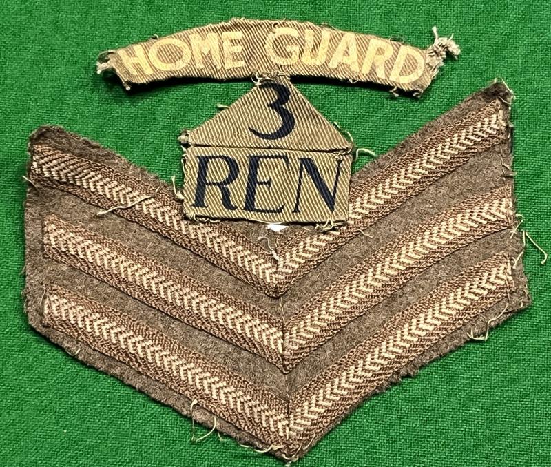 3rd Renfrewshire Battalion Home Guard insignia grouping.
