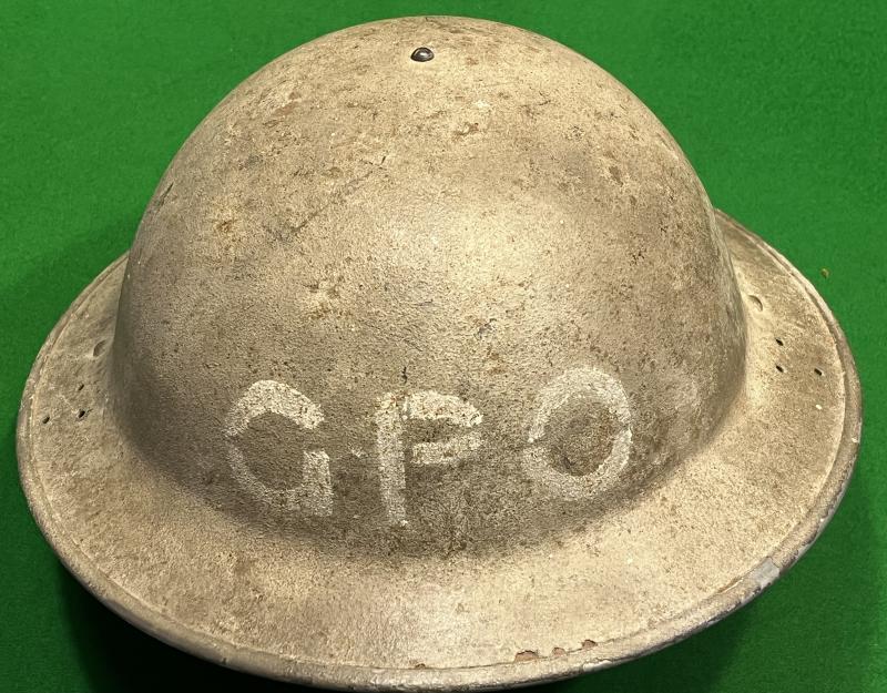 Home Guard Post Office Battalion helmet.