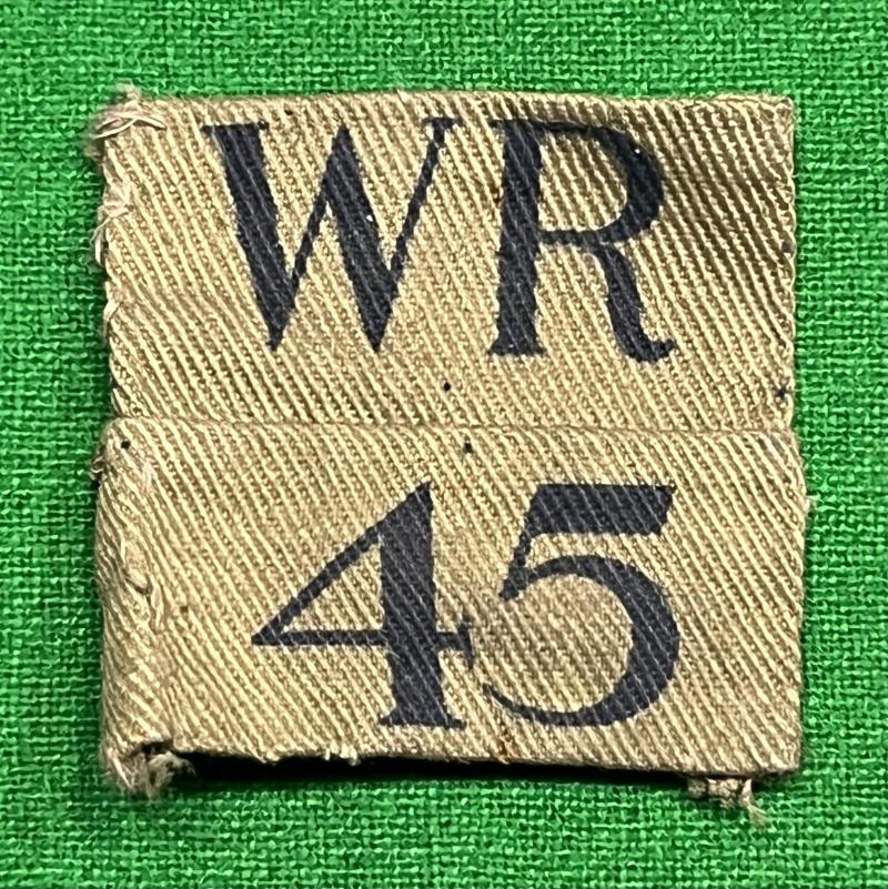 45th ( Doncaster)  Battalion, West Riding HG unit titles.