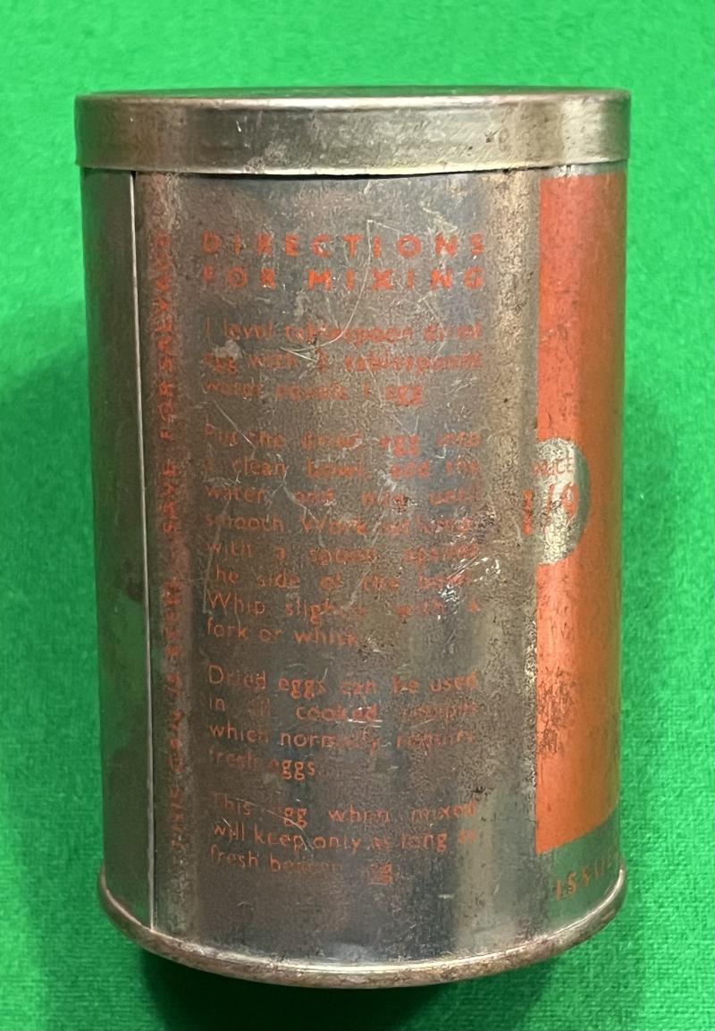 M.O.F. Dried Egg Tin.