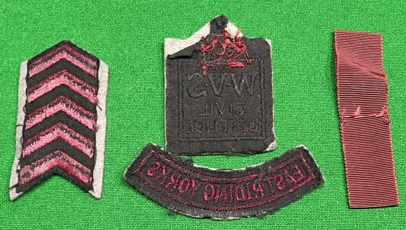 WVS East Riding of Yorkshire Civil Defence insignia.