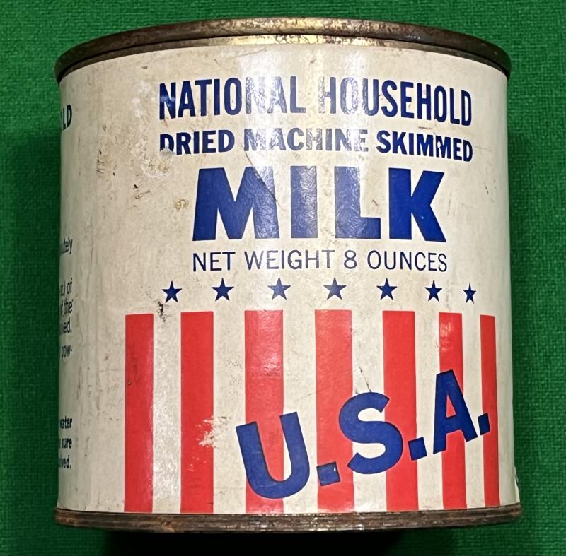 Full National Household Milk tin.