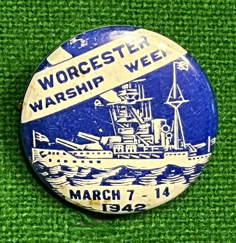 Worcester Warship Week badge.