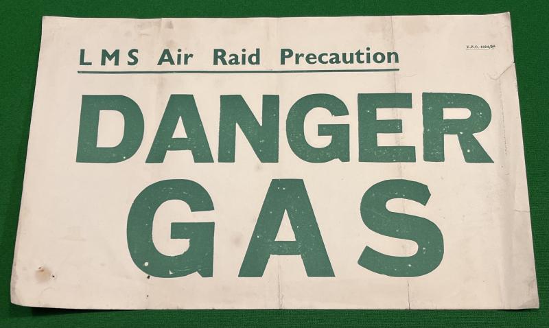 LMS Railway ARP ' Gas ' Poster.