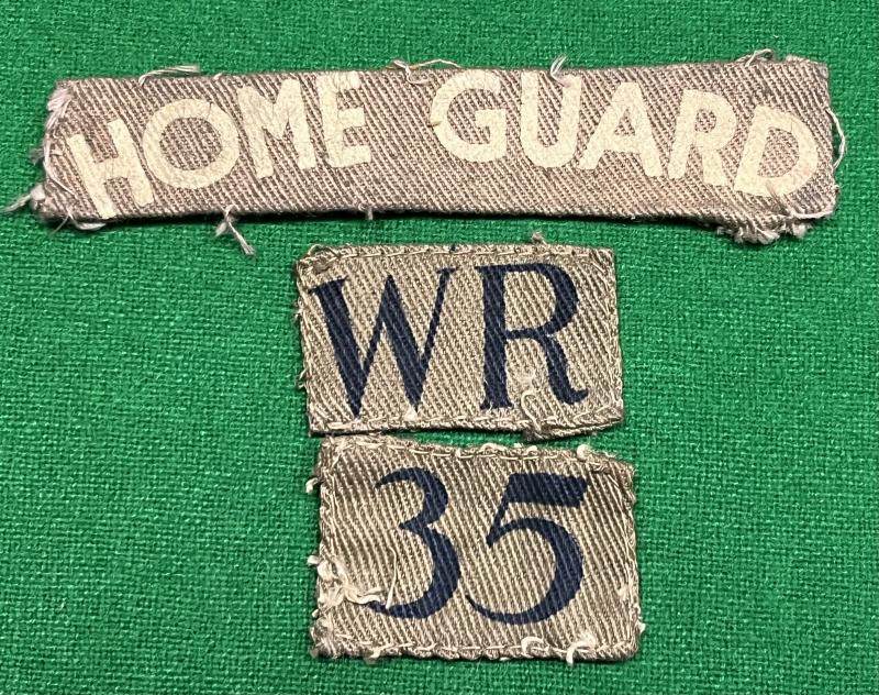 35th (Upper Agbrigg) Battalion, West Riding Home Guard titles.