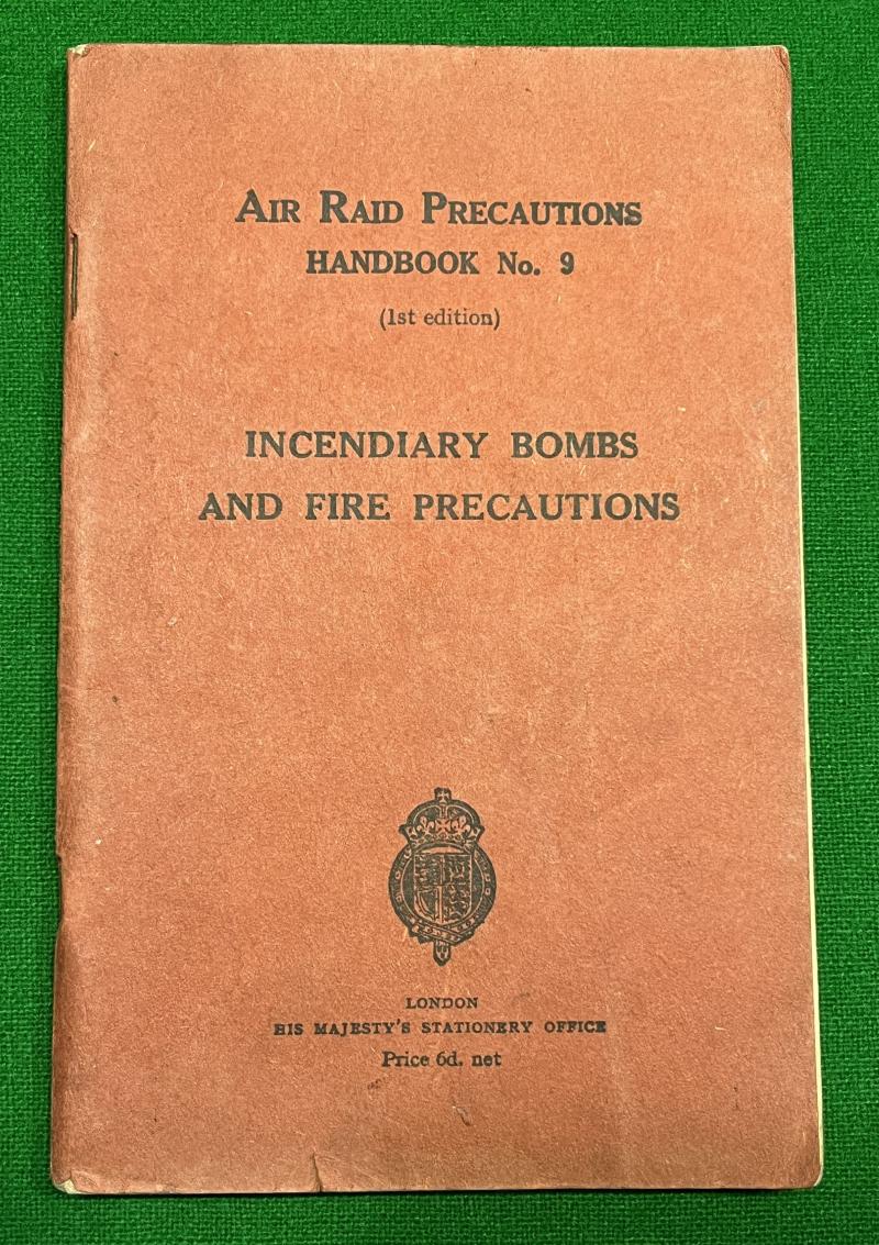 ARP handbook No.9 Incendiary Bombs.