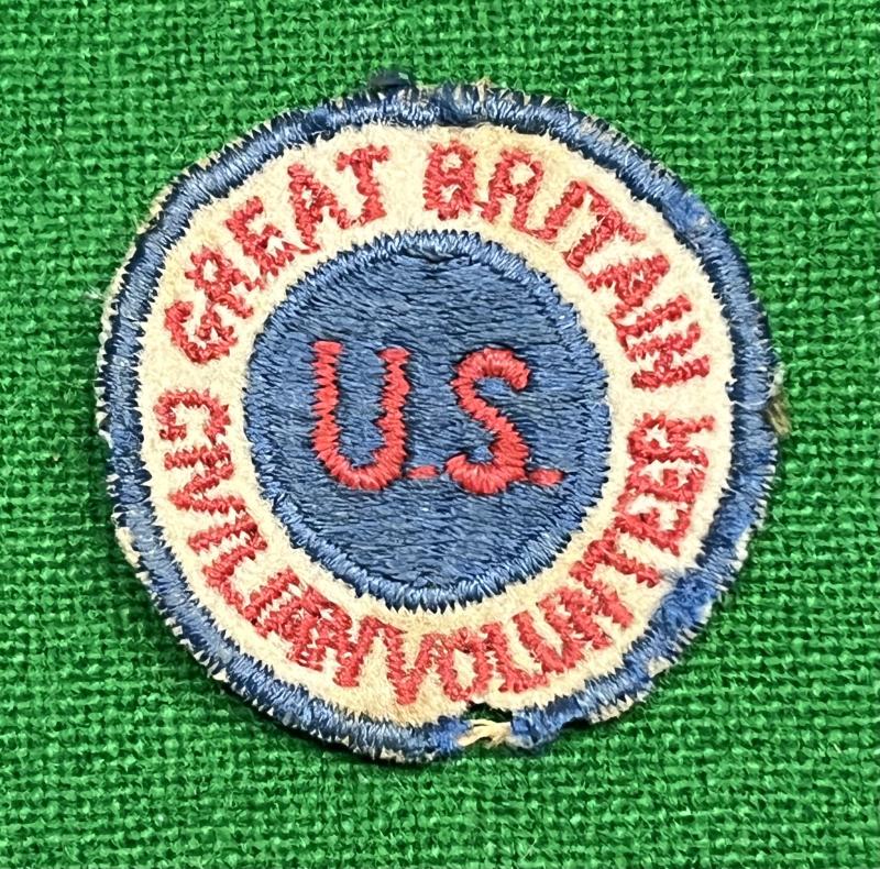 British Civilian Volunteer to U.S. Forces badge.